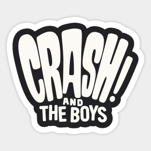 Crash and The Boys - Scott Pilgrim Vs. The World Sticker